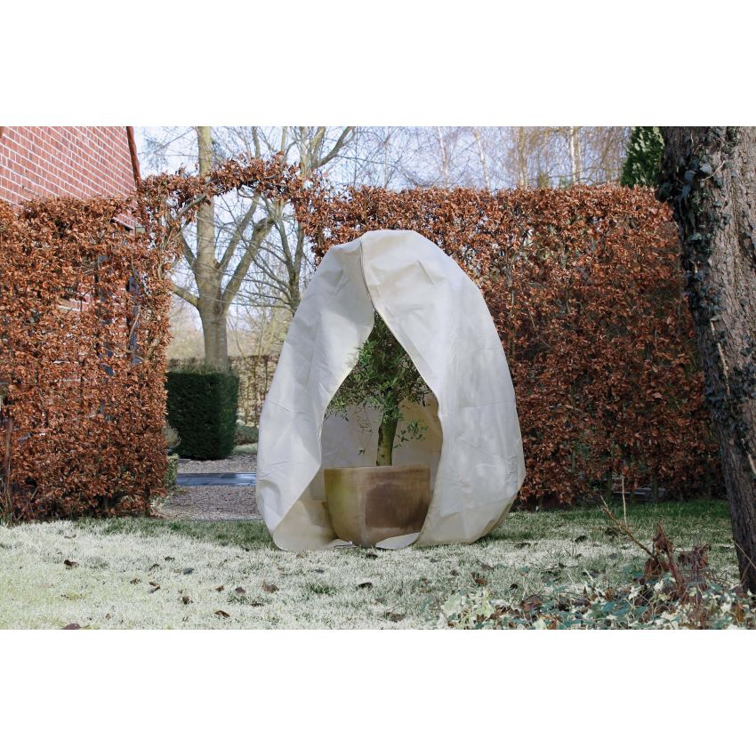 Housse d'Hivernage Beige diamètre 250 cm x 3 m