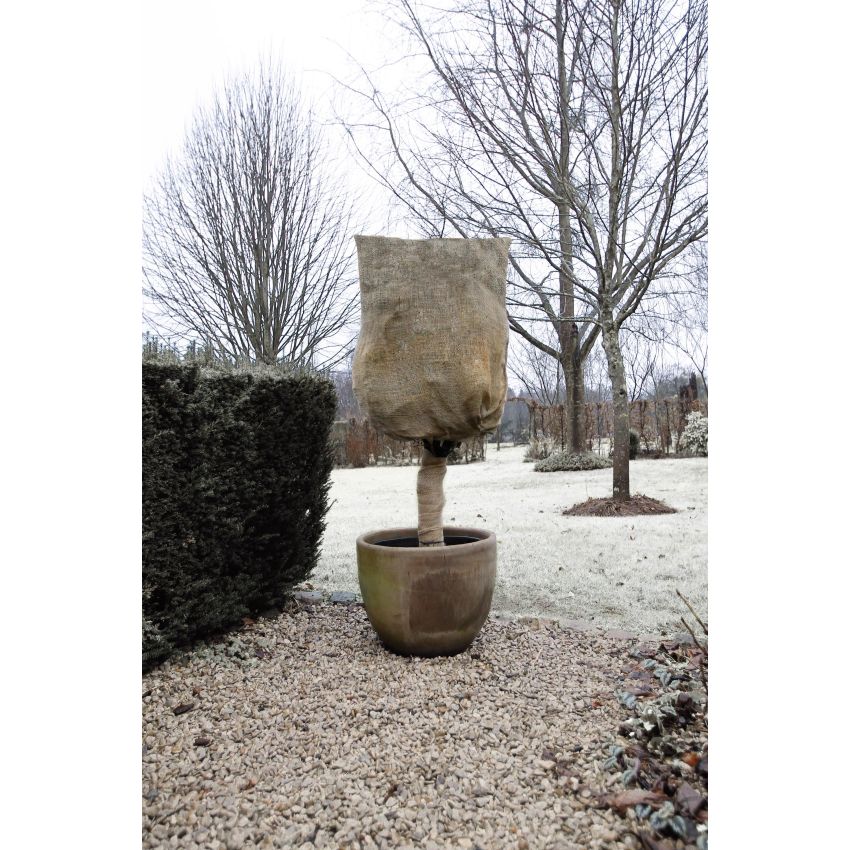 Housse d'Hivernage en Toile de Jute Tissée diamètre 125 cm x 1.5 m