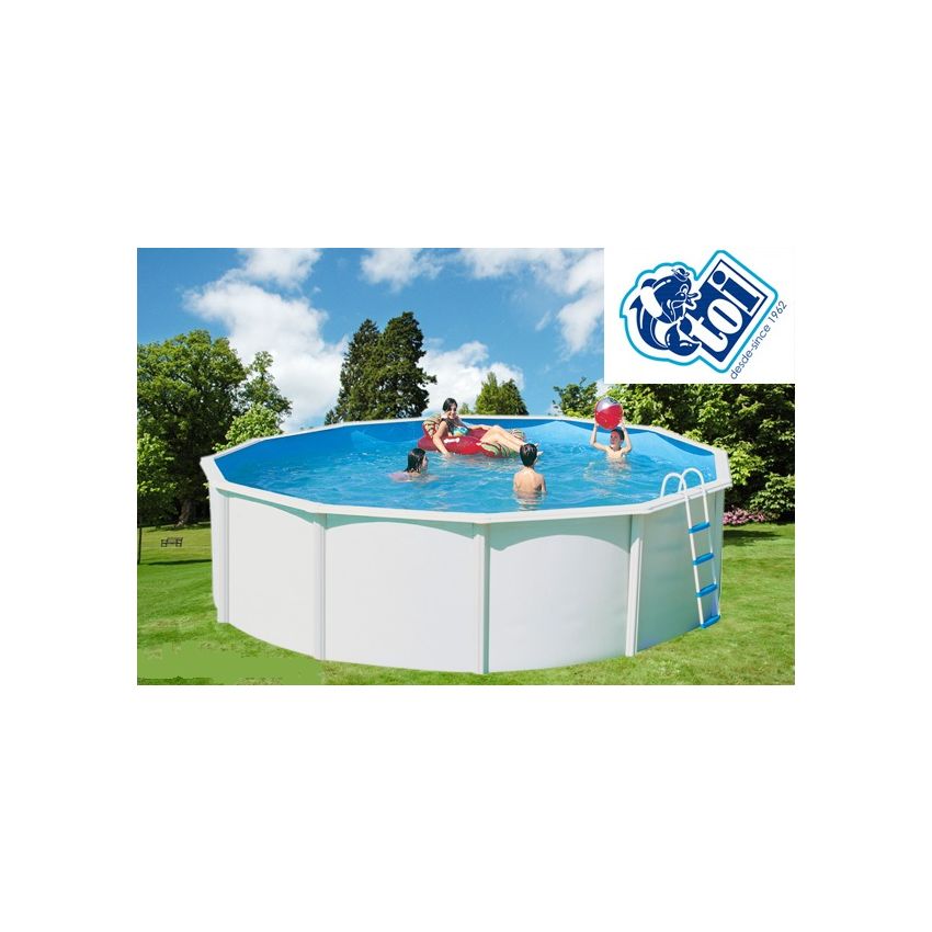 Piscine Ronde CANARIAS Acier 640cm x H 120 cm