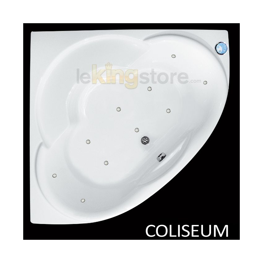 Baignoire Balnéo Coliseum 135 x 135 cm