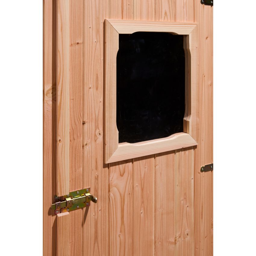 Abri de jardin en bois Douglas massif 3.24m² 210x204cm