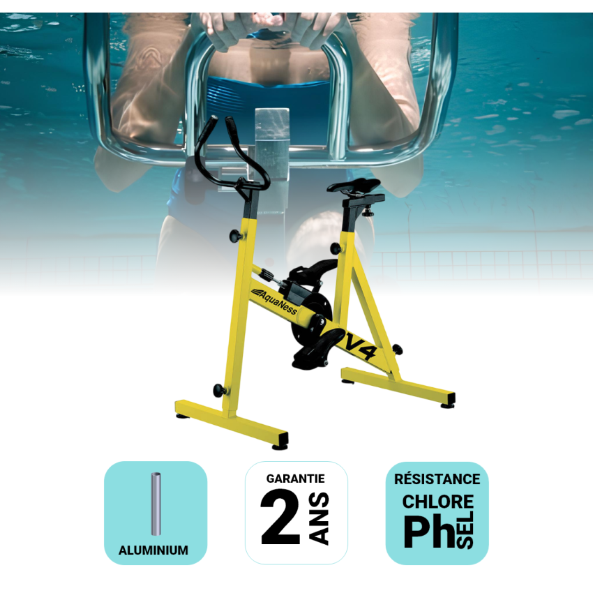 Aquabike V4 jaune