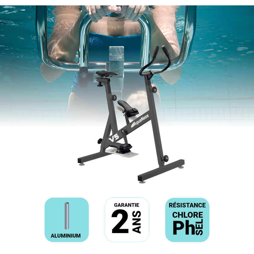 Aquabike V5 Gris Ardoise