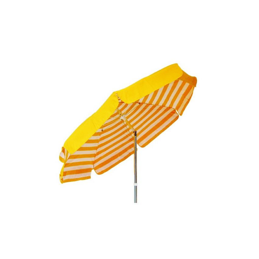 Parasol  VENEZIA Coton 200/8 cm Jaune et Blanc