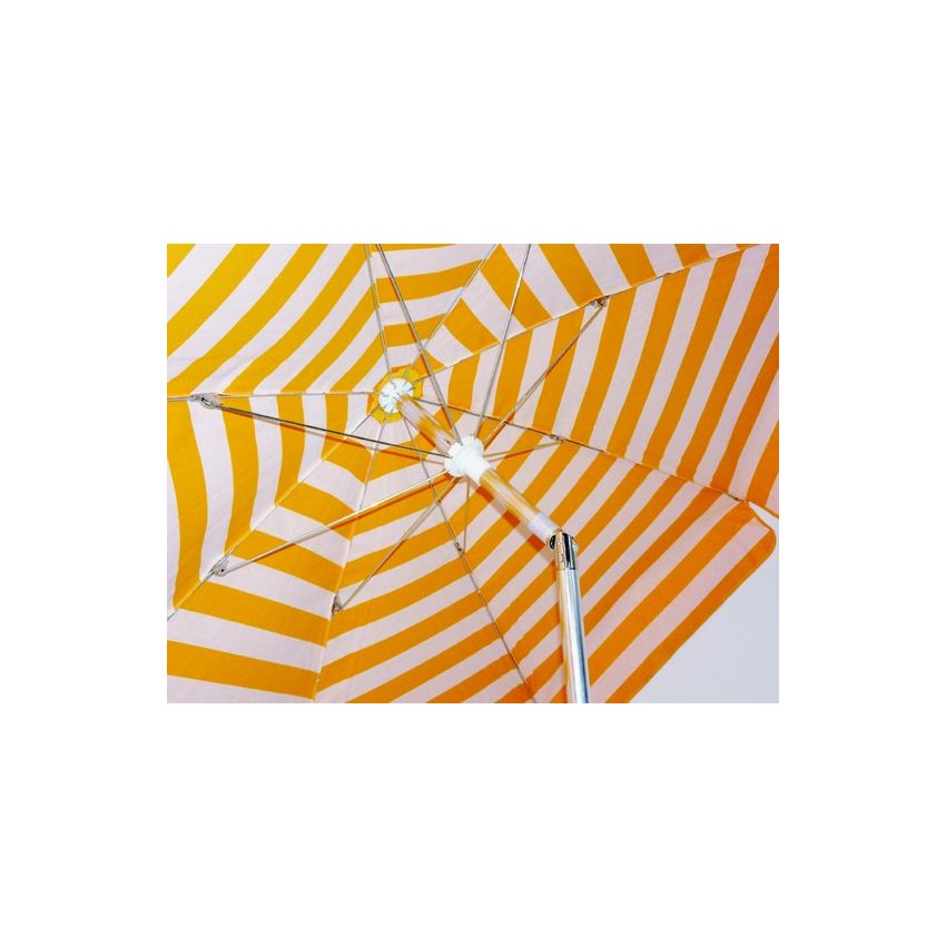 Parasol  VENEZIA Coton 200/8 cm Jaune et Blanc