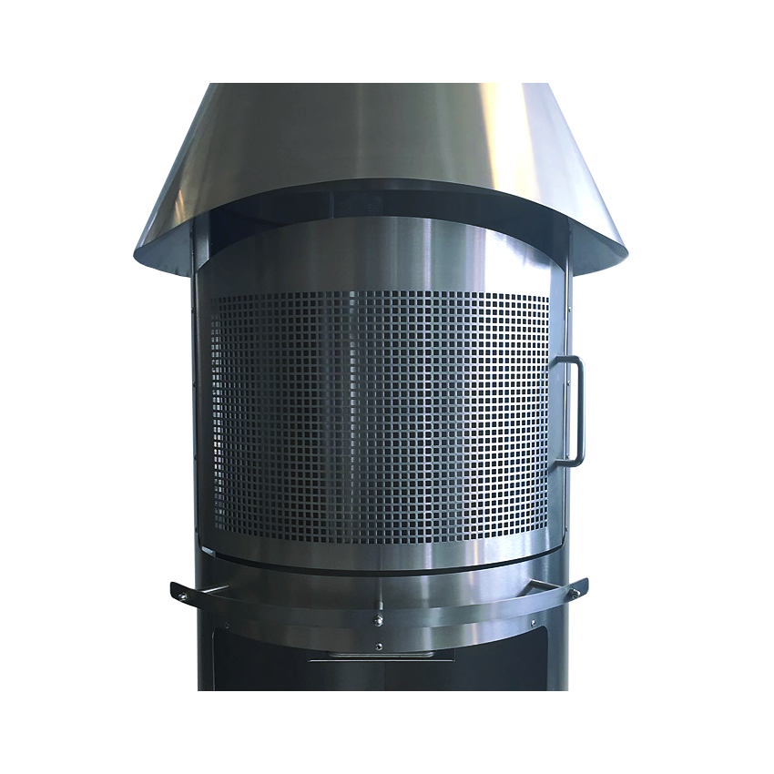 Porte de foyer pour Barbecue AUCKLAND en acier inoxydable 