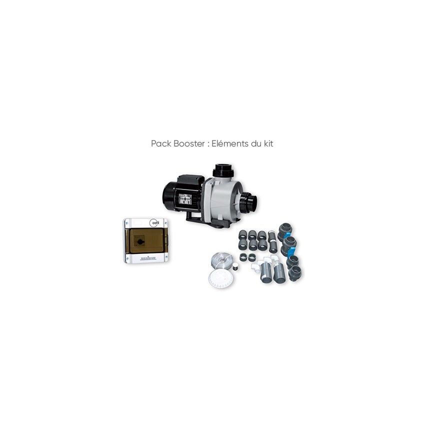 Kit Balnéo membrane 150/100e 4 buses gris clair + booster 2cv