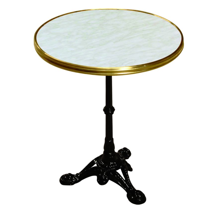 Table Bistro Original 2 Personnes 60 x 60 x 71 cm Décor Marbre de Genes 