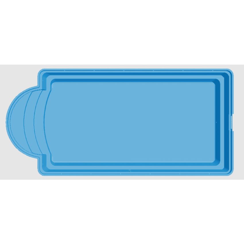 Piscine Coque 6.70 x 3.20 x 1.50 m MARMANDE