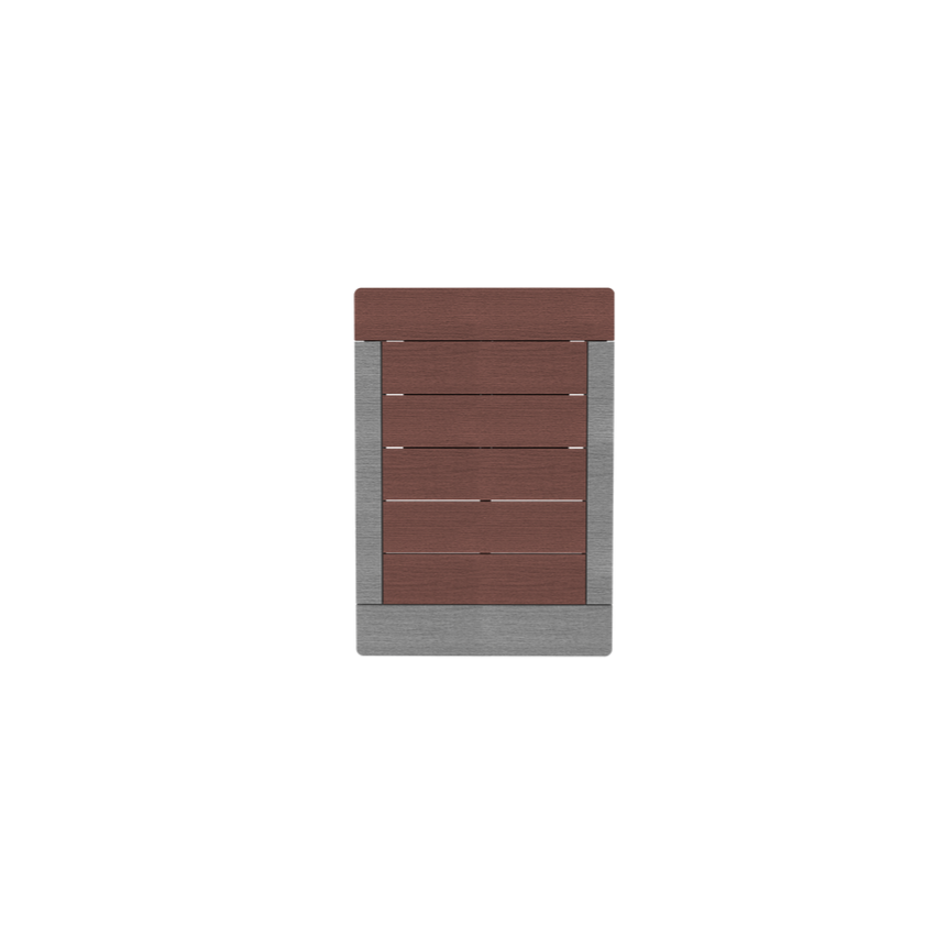 Caillebotis pour douche d'extérieur DARK COFFEE