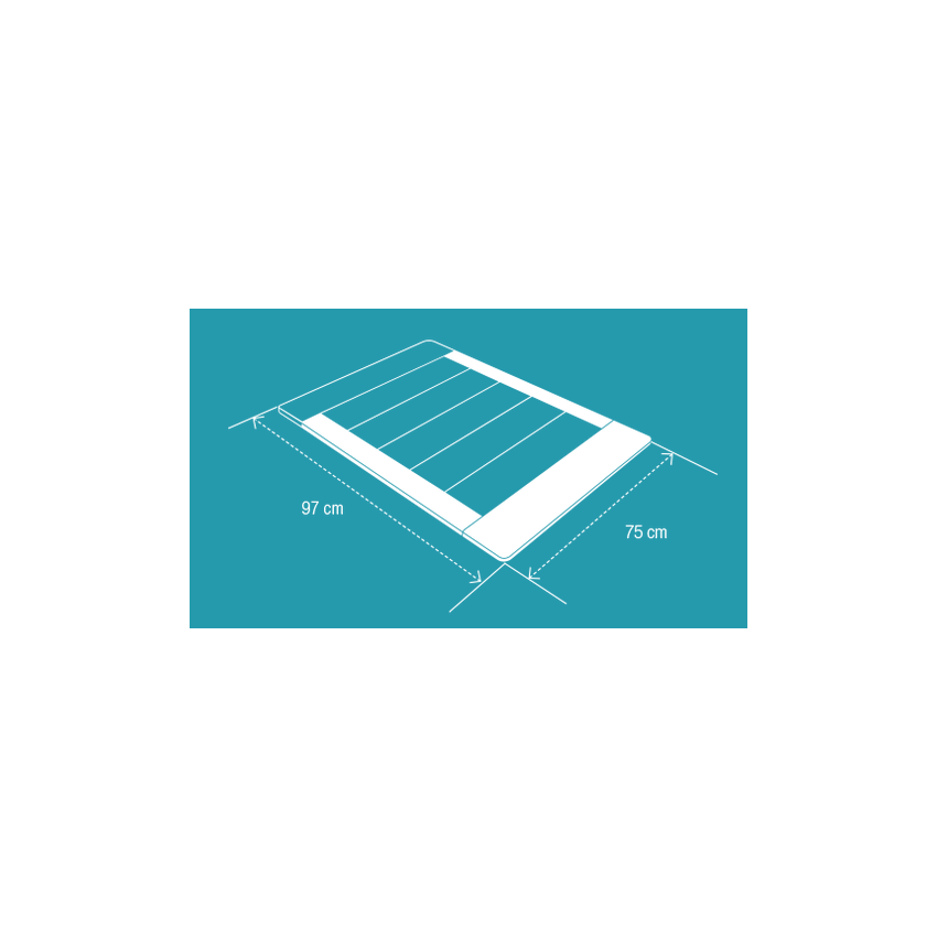 Caillebotis pour douche d'extérieur Coloris DARK GRAY