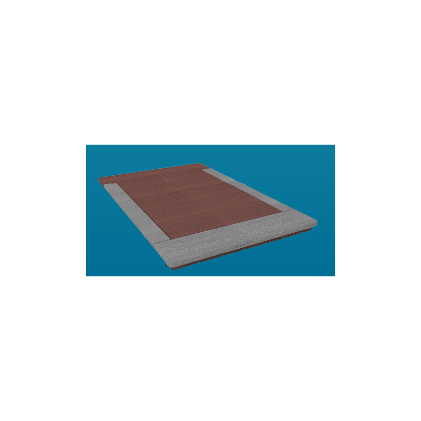 Caillebotis pour douche d'extérieur DARK COFFEE