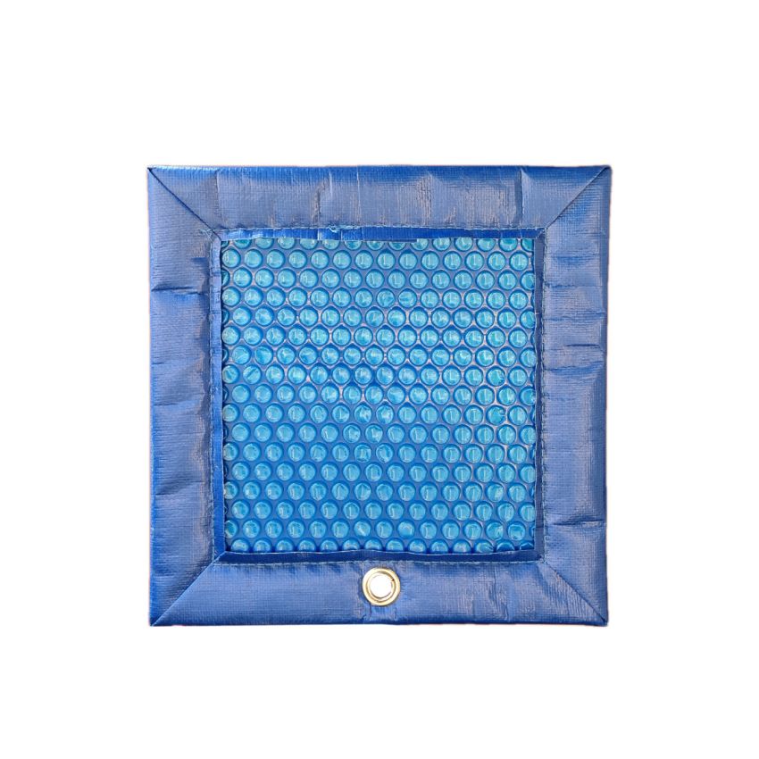 Bâche été pour Kit Piscine Béton Aspect Bois Rectangulaire 467x324cm