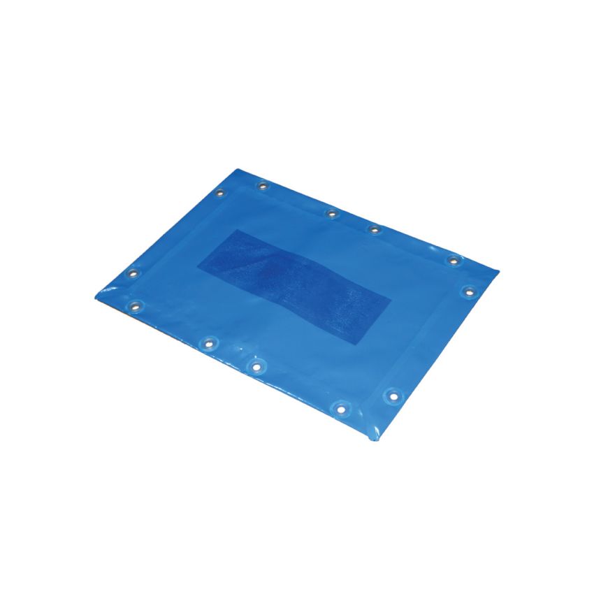 Bâche hiver pour Kit Piscine Béton Aspect Bois Ronde 493x130cm