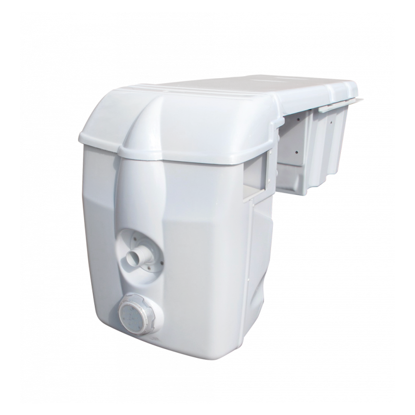 Groupe de filtration FB12 avec projecteur, by-pass et coffret électrique pour piscine jusqu'à 45m3