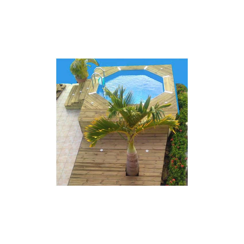 Piscine bois UBBINK OCEA 510x120cm