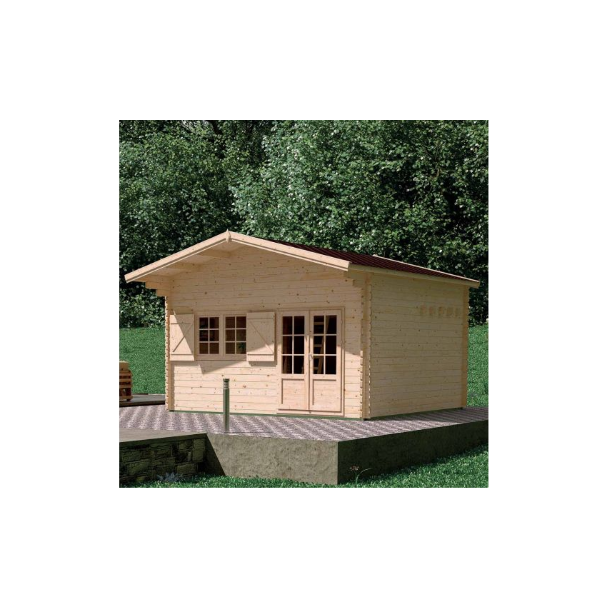 Abri de jardin en bois JASMIN 19.20 m2 
