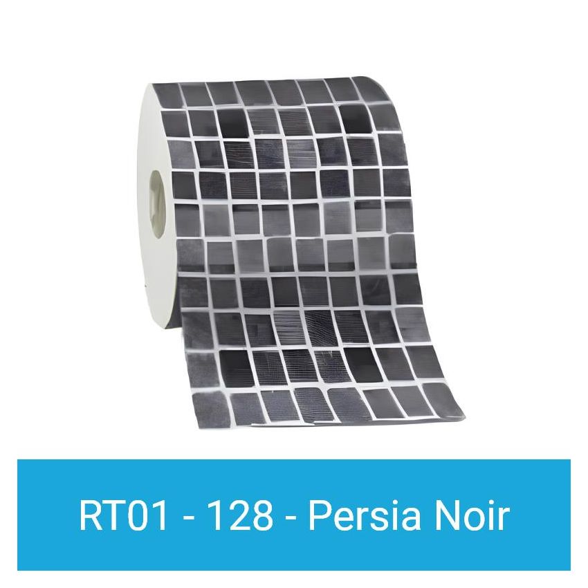 Liner mosaïque 75/100 pour Kit Piscine Béton Aspect Bois Allongé 787x472x130cm