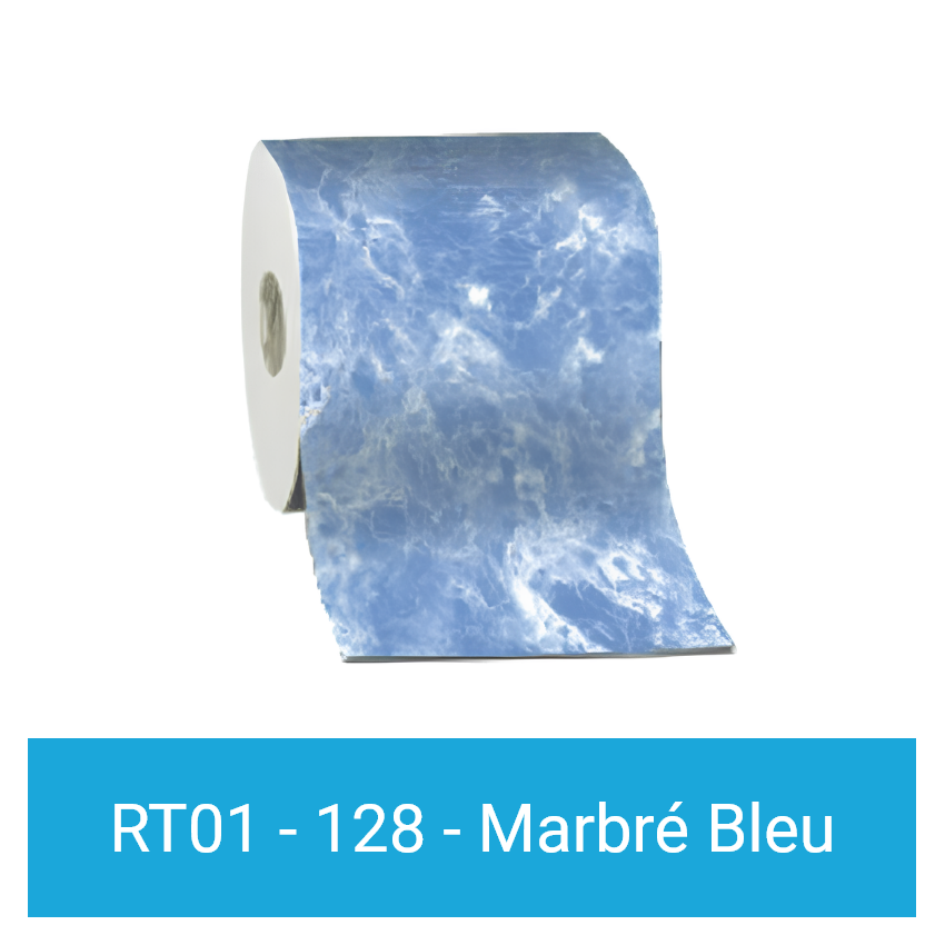 Liner mosaïque 75/100 pour Kit Piscine Béton Aspect Bois Allongé 787x472x130cm