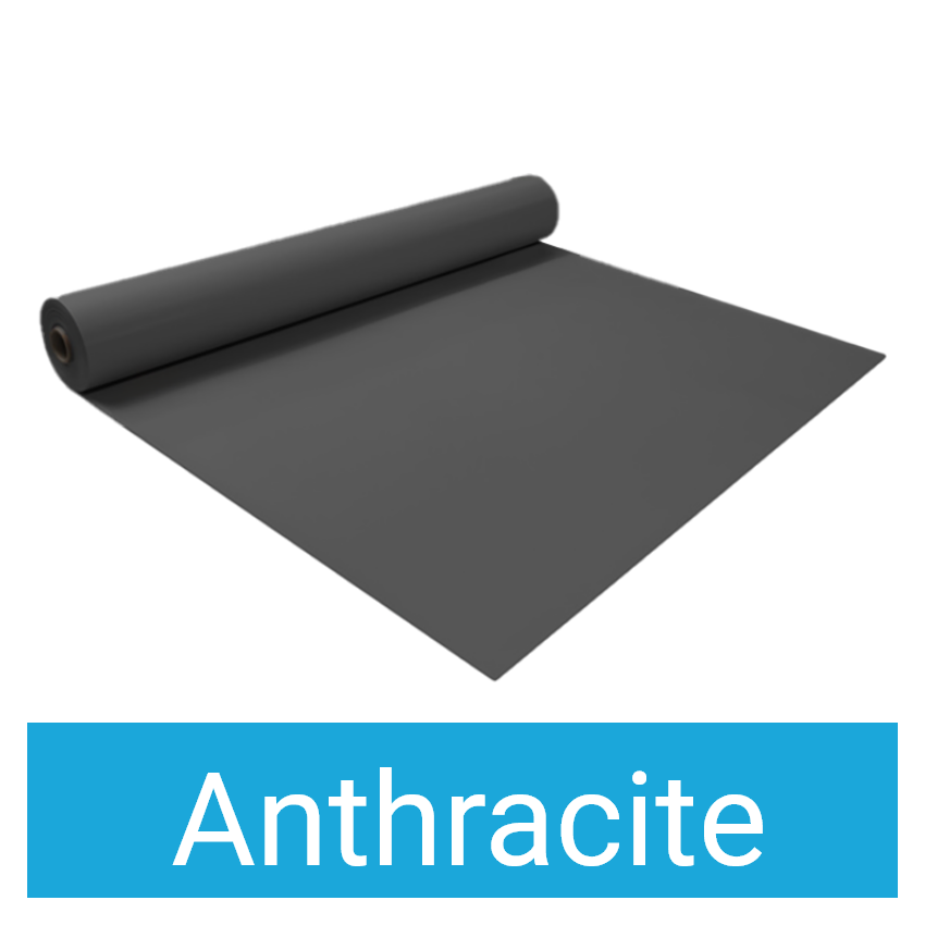 Liner uni 75/100ème pour Kit Piscine Béton Aspect Bois Rectangulaire 606x324x130cm