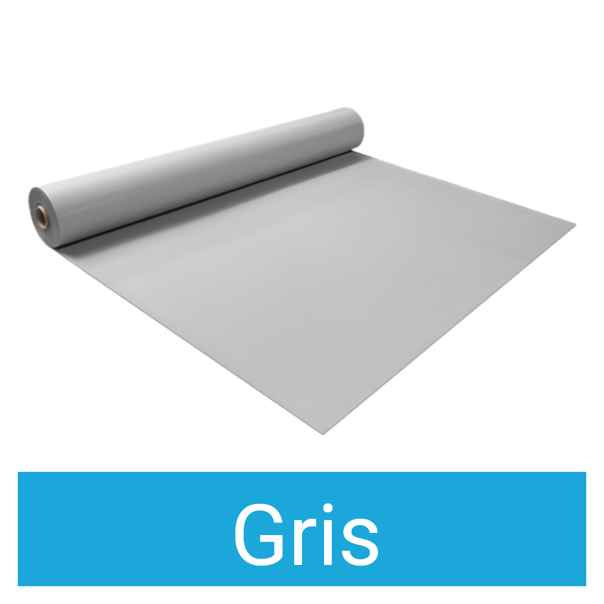 Liner uni 75/100 pour Kit Piscine Béton Aspect Bois Allongé 787x472x143cm