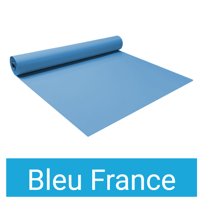 Liner uni 75/100 pour Kit Piscine Béton Aspect Bois Allongé 635x472x130cm