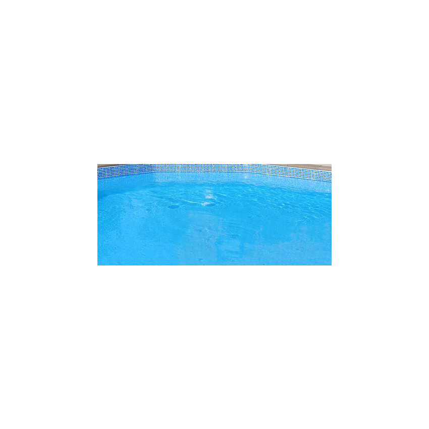 Liner mosaïque 75/100ème pour Kit Piscine en Béton Ronde 493x130cm