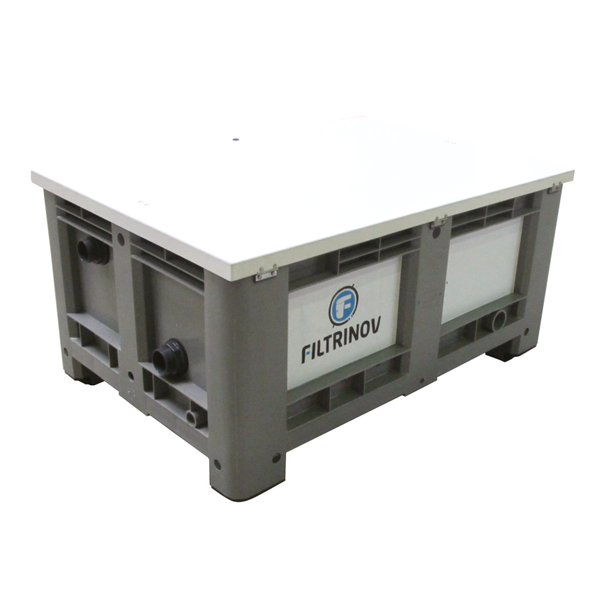 Coffre de filtration pour Skimmer filtrant à cartouche jusqu'à 45m3