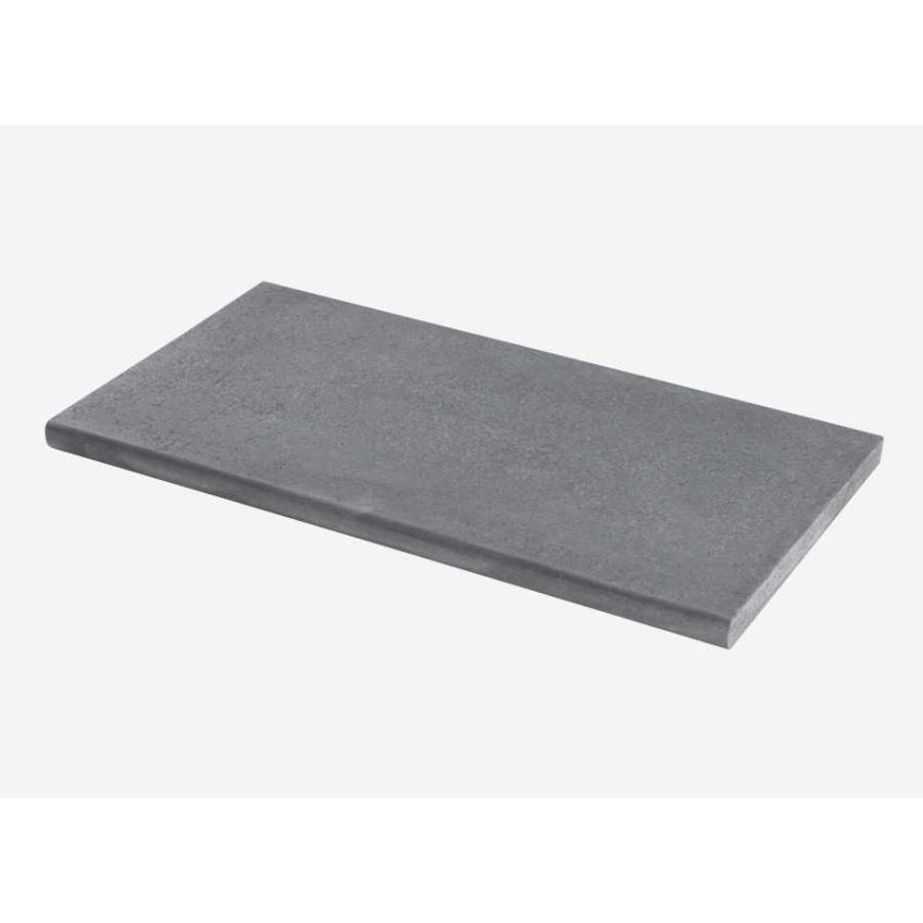 Kit de 50 Margelles VENDEE droites 60x33x3 cm + 4 Margelles d'Angles rentrants 48x48x3 cm Gris 