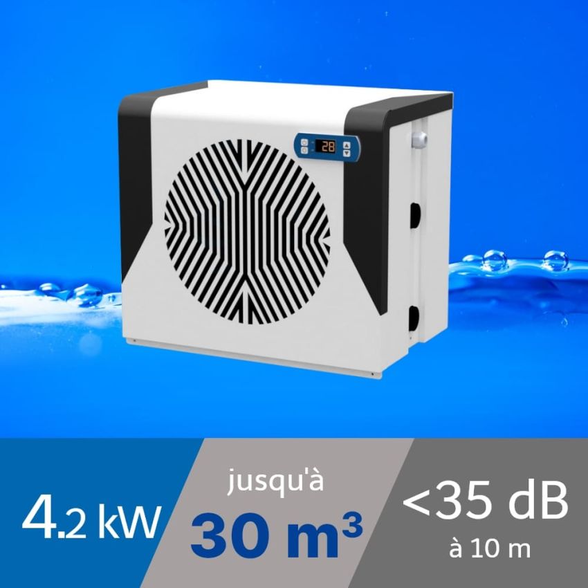 Pompe à chaleur Spark Defrost 4.2 kW pour piscine de 15-25 m3