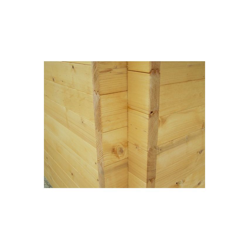Abri de jardin en Bois 10.33m² NOSTRA 42 mm L 350 x P 350 cm