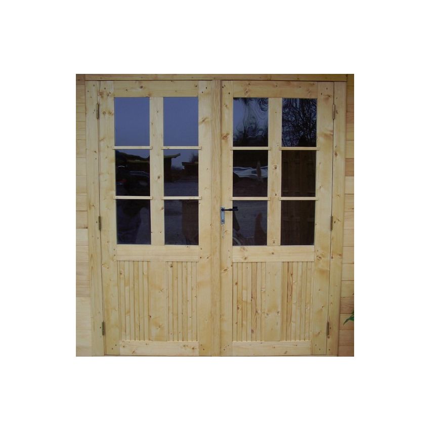Abri de jardin en Bois 10.33m² NOSTRA 42 mm L 350 x P 350 cm