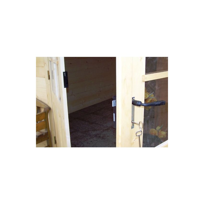 Abri de jardin en Bois 10.33m² NOSTRA 42 mm L 350 x P 350 cm