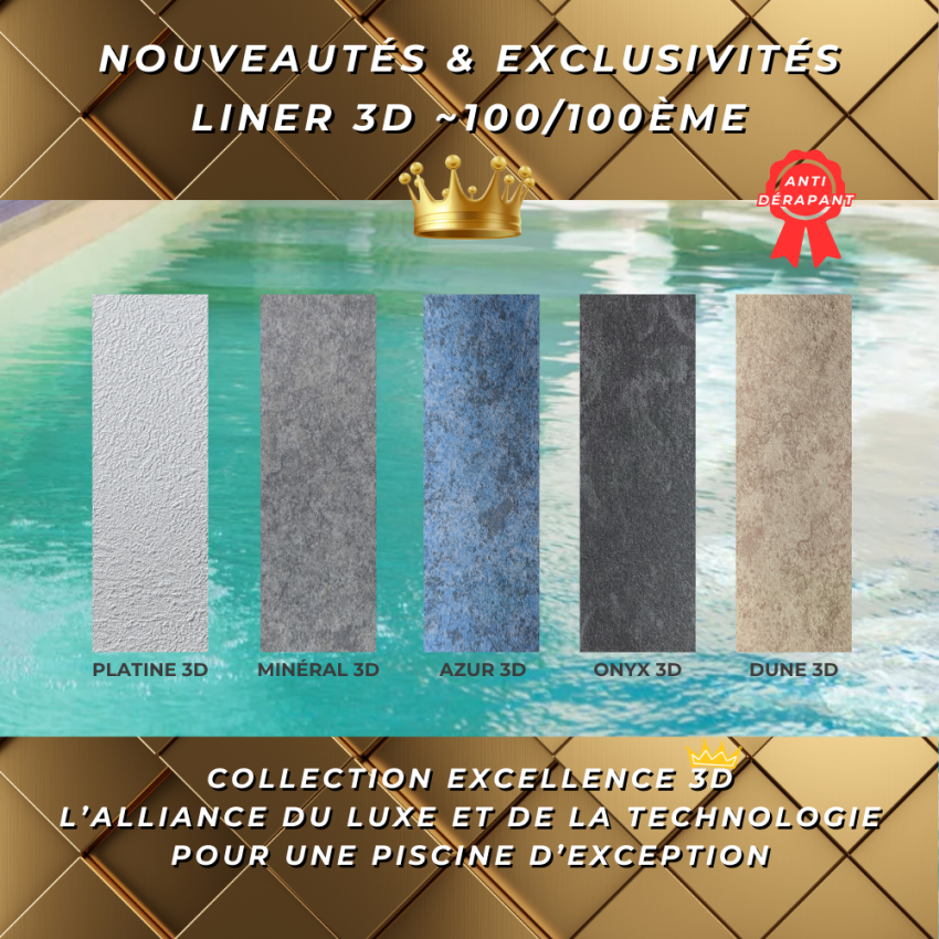 Piscine bois UBBINK PREMIUM 800x500x140cm Liner Relief 3D