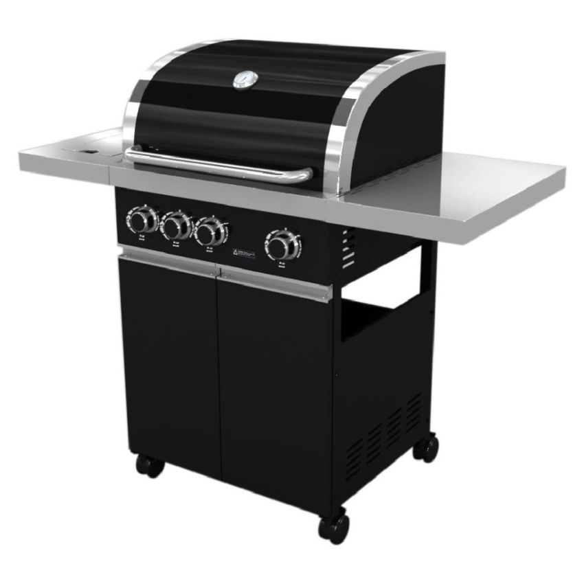 Barbecue à Gaz Prominent 3+1 Brûleurs NOVA BLACK 