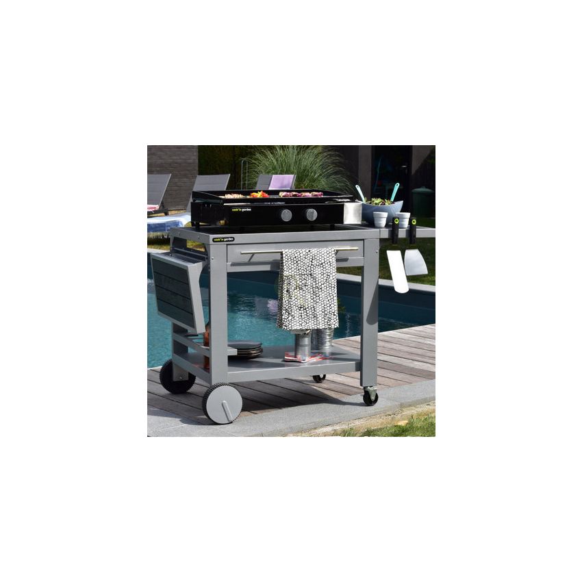 Plancha gaz à poser FINESTA 2 Brûleurs (61 cm) 