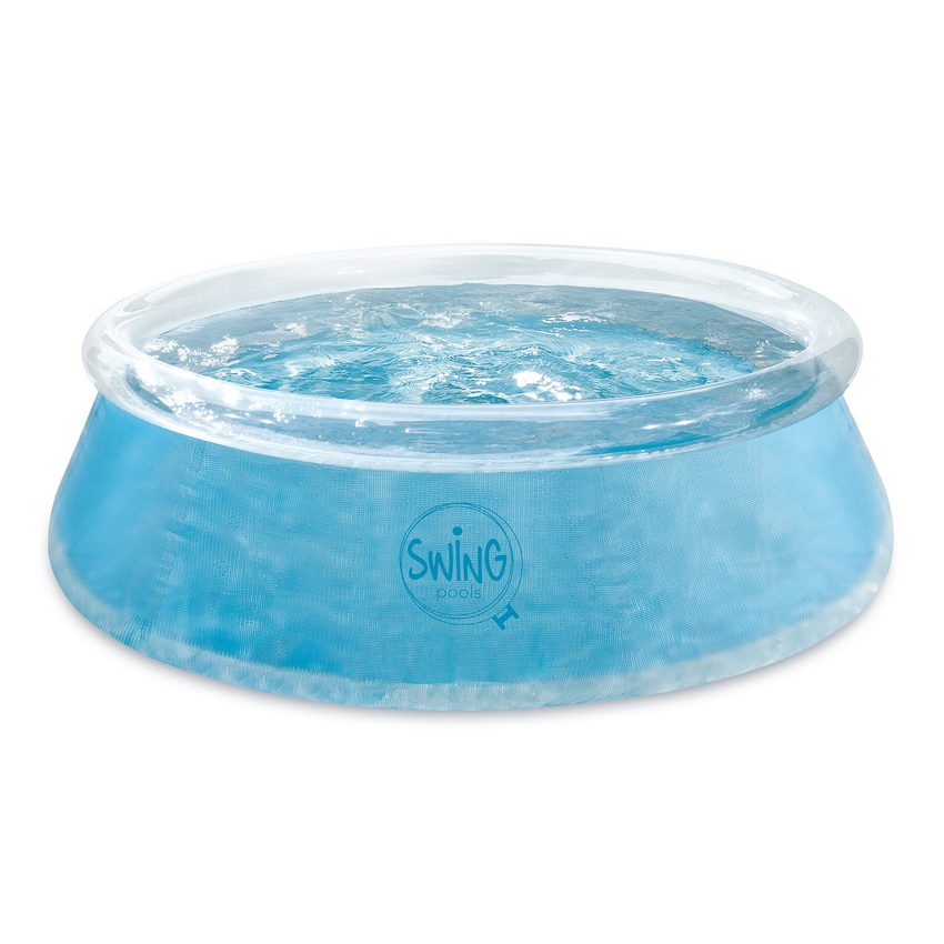 Piscine gonflable ronde Transparente ⌀244x76cm