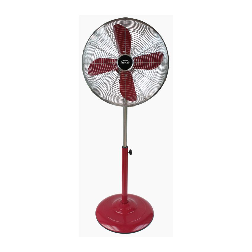 Ventilateur sur pied P : 55W coloris Rouge