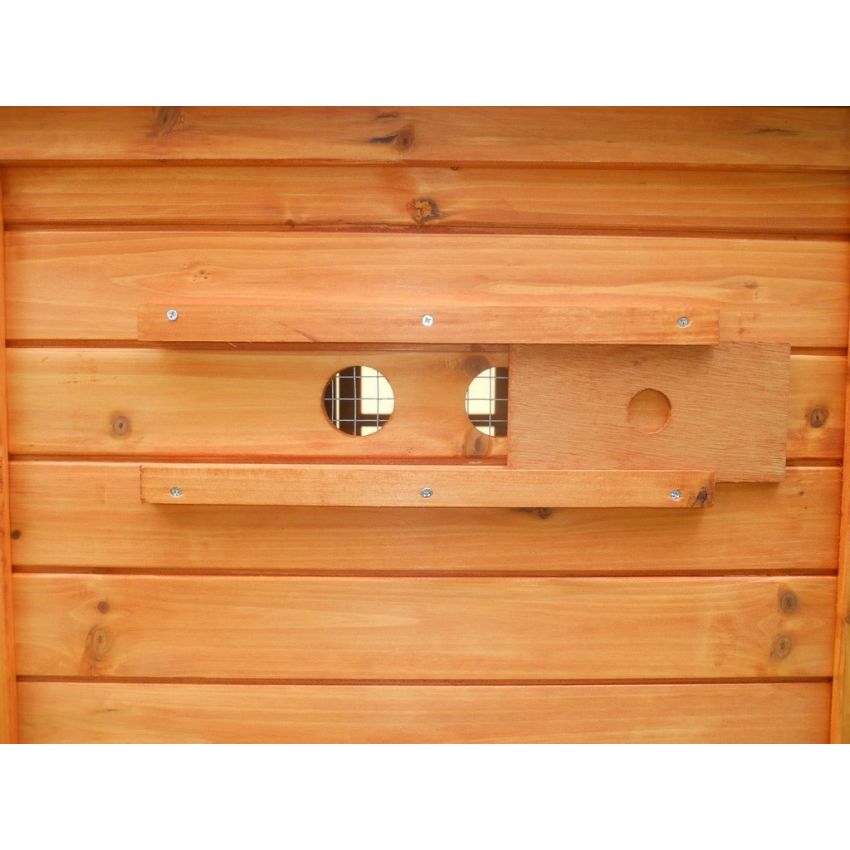 Poulailler Standard 1.12m² pour 3/4 poules 198x75.5x103cm