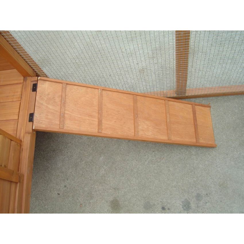 Poulailler Standard 1.12m² pour 3/4 poules 198x75.5x103cm