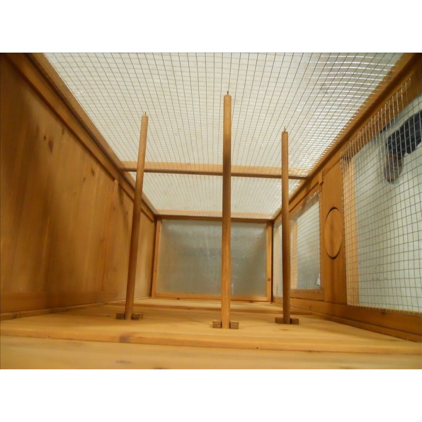 Cage à Oiseaux Standard 0.25m² pour 3/4 Oiseaux 