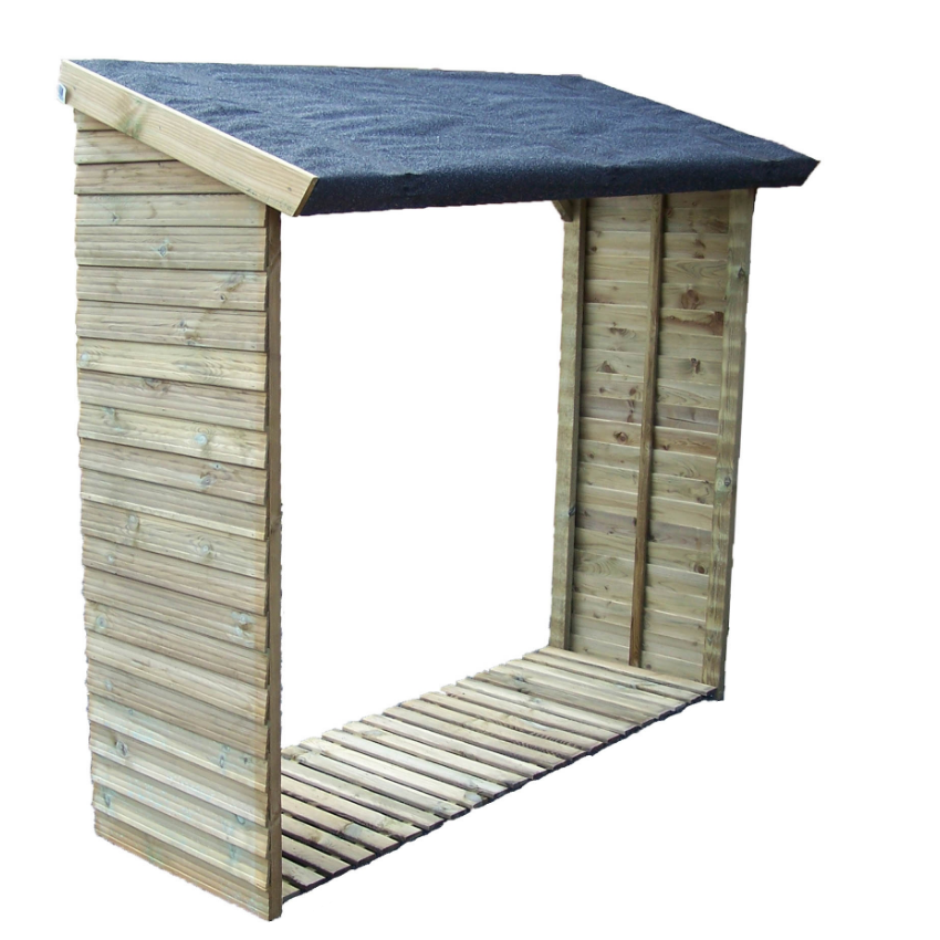 Abri Range Bûches Mural 188 x 86/65 x 187/163 cm