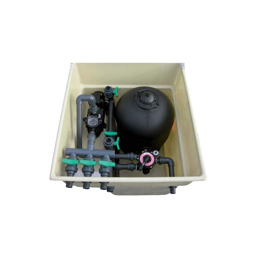 Filtre à sable Powerline D600 + pompe Superpool 1 CV