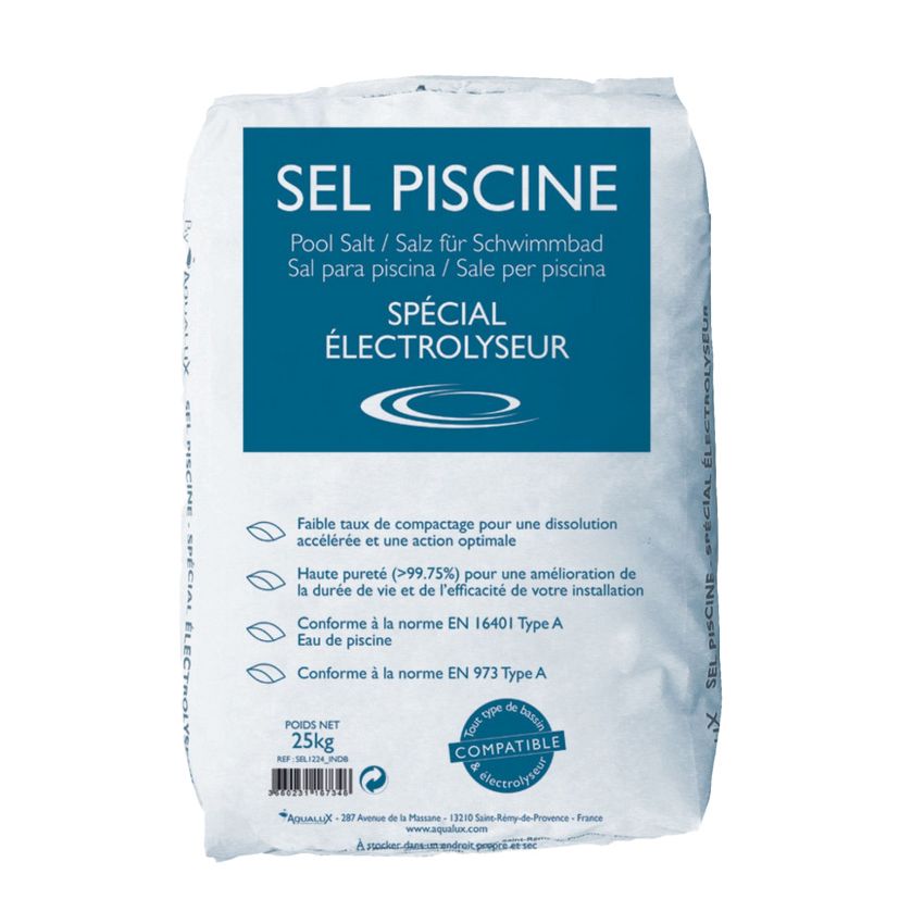 Sel pour électrolyseur Piscine 125 kg