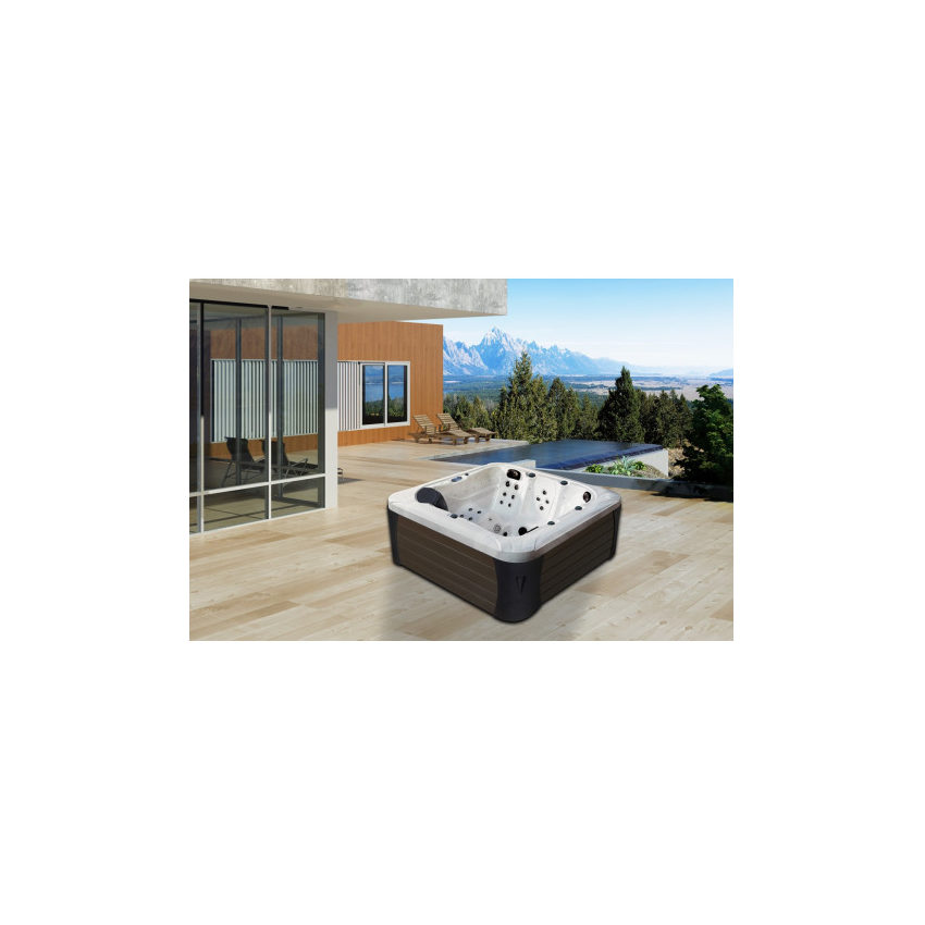 Spa acrylique HOUSTON 5 places 216 x 216 x 90 cm 