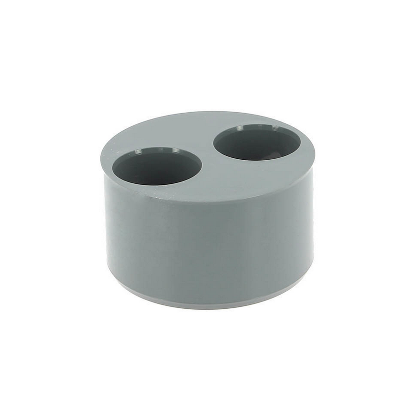 Raccord PVC évacuation Tampon Réduit Double MFF 100X40X32mm