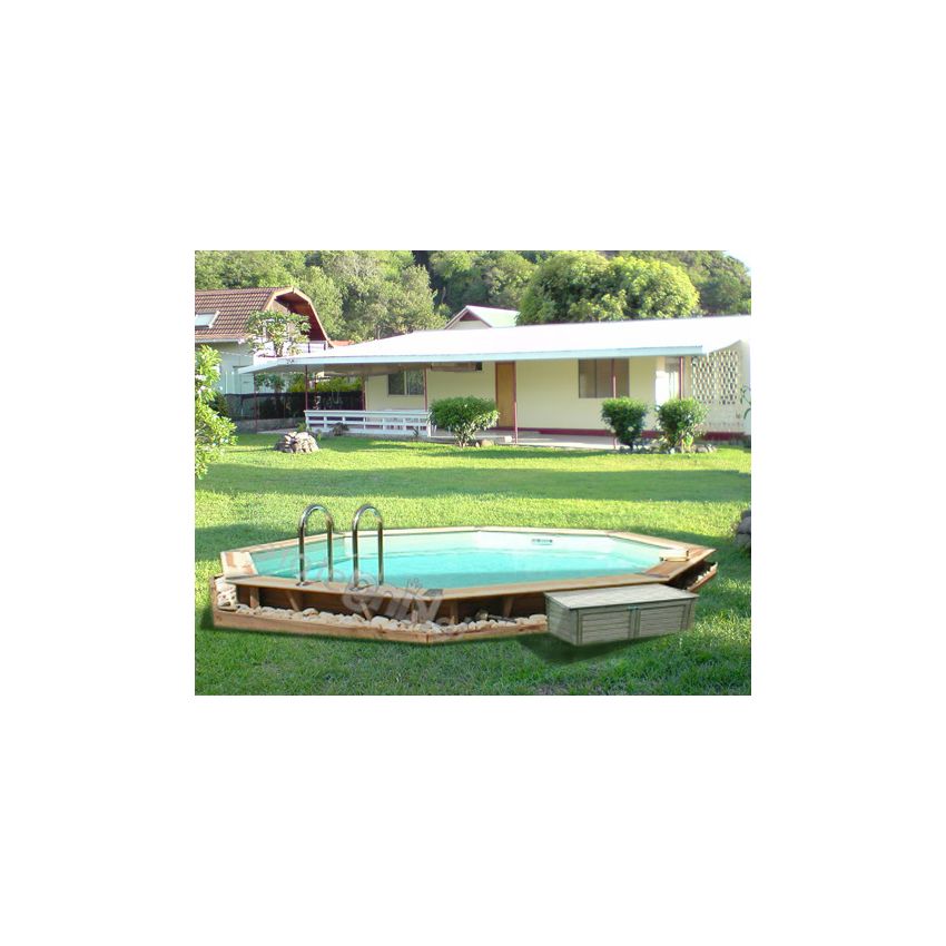 Piscine bois Ronde UBBINK TONGA 430x120cm