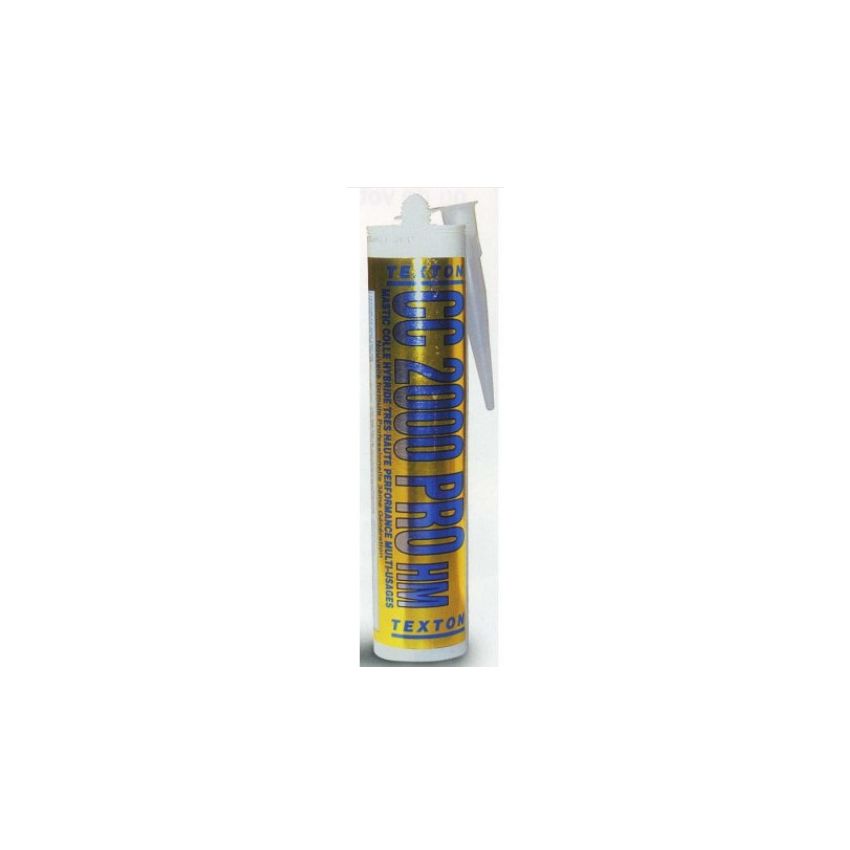 Mastic silicone 2000 Pro transparent spécial piscine