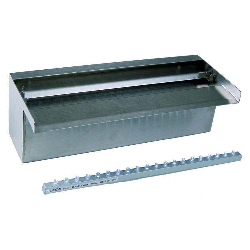 Cascade NIAGARA Inox LED 30cm