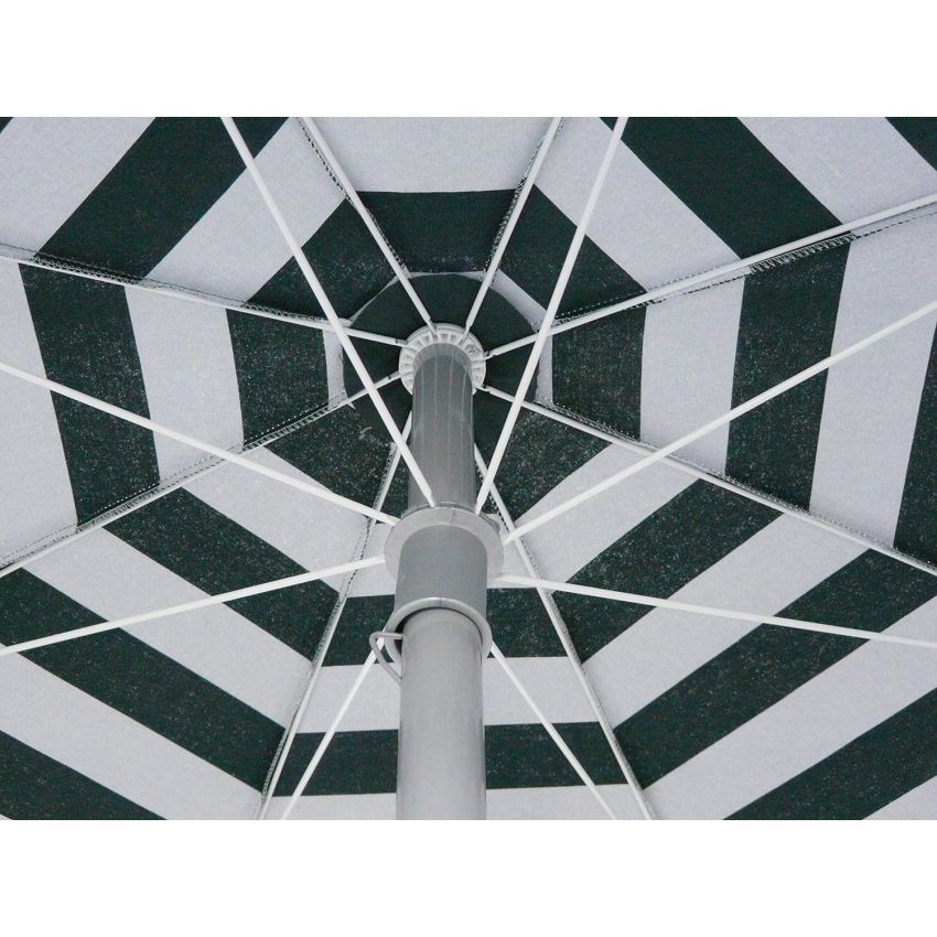 Parasol VENEZIA Coton 200/8 cm Vert et Blanc
